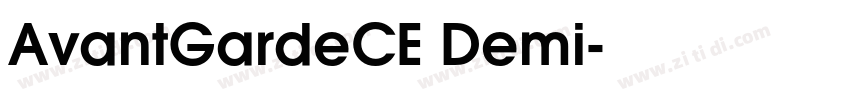 AvantGardeCE Demi字体转换